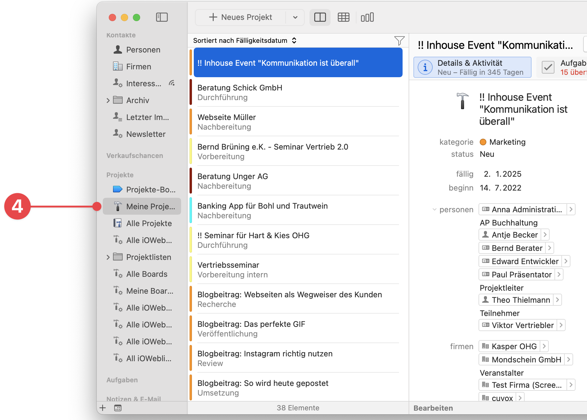 New Project Activity and Linking