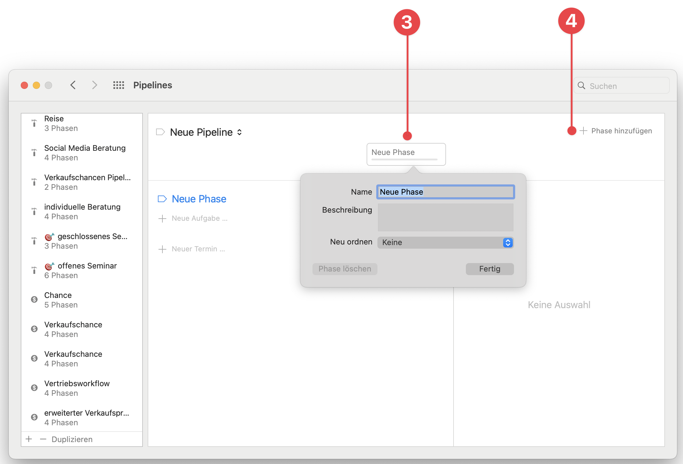 Pipelines window selecting New Stage button