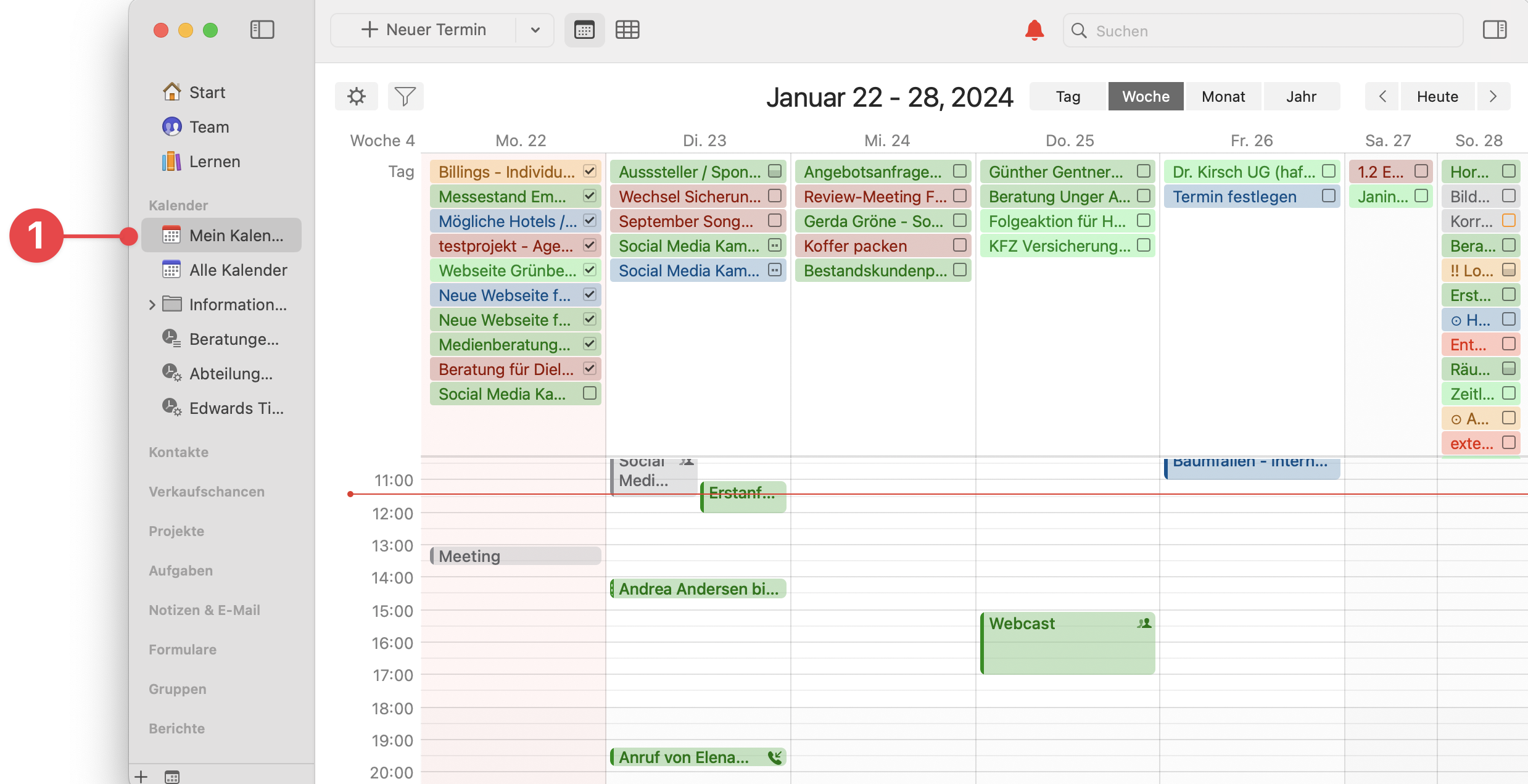 My Calendar View