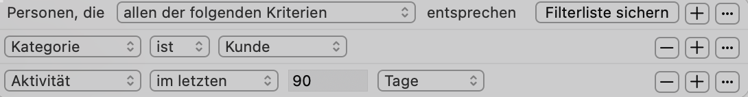 Filter popover showing No Recent Activity